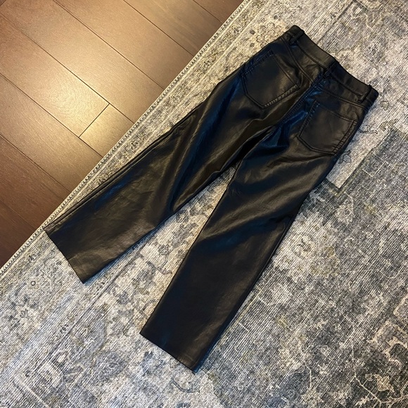 Aritzia Wilfred Melina Cropped Leather Pants - Picture 3 of 4